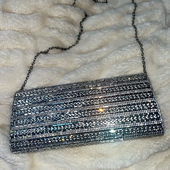 Aldo sparkly crossbody clutch purse - Picture 2 of 5